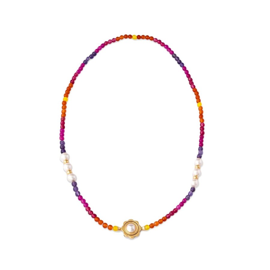 Halsk�de til kvinder Majorica 17344.01.1.N40.472.1 #1