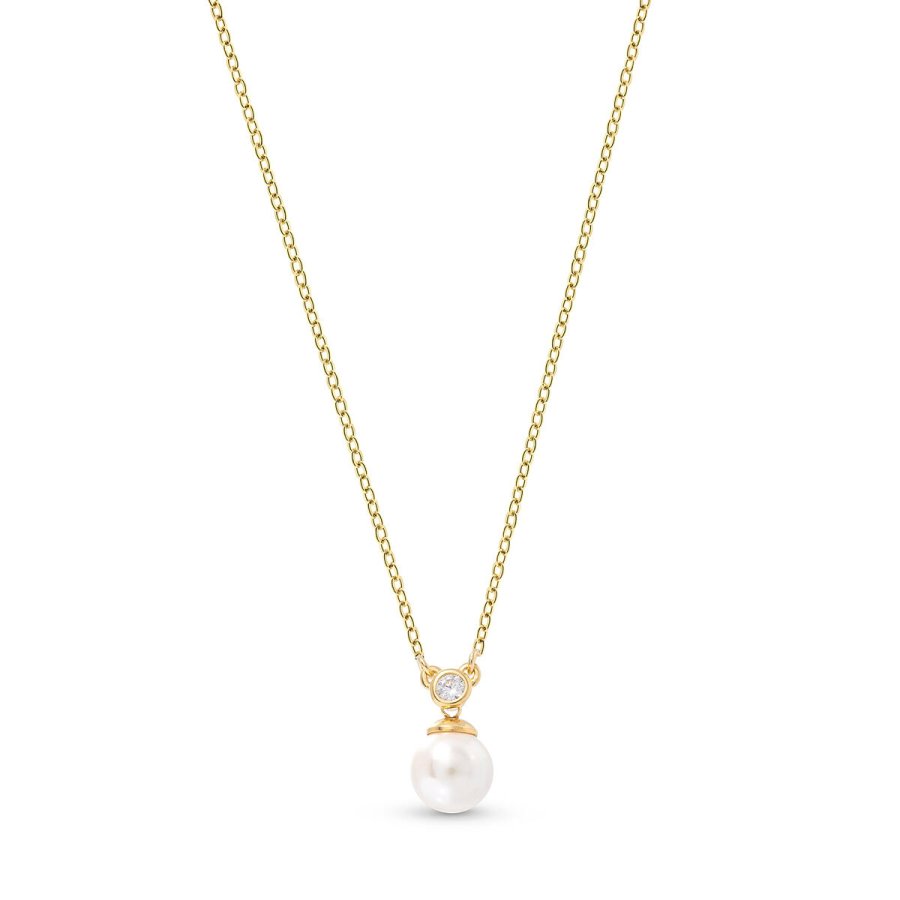 Halsk�de til kvinder Majorica 15304.01.1.N37.000.1 Gylden #2