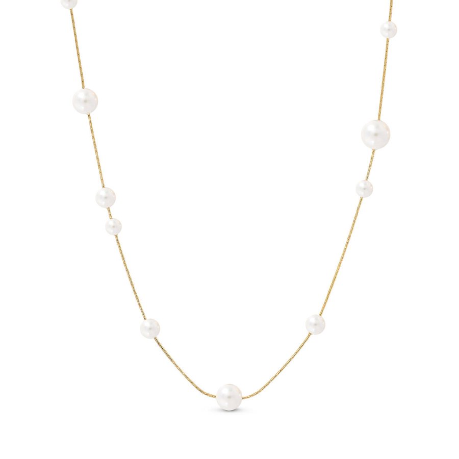 Halsk�de til kvinder Majorica 17288.01.1.N40.530.1 Gylden #2