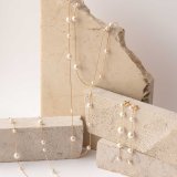 Halsk�de til kvinder Majorica 17288.01.1.N40.530.1 Gylden #3