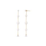 �reringe til kvinder Majorica 17292.01.1.E00.906.1 Hvid Gylden #1