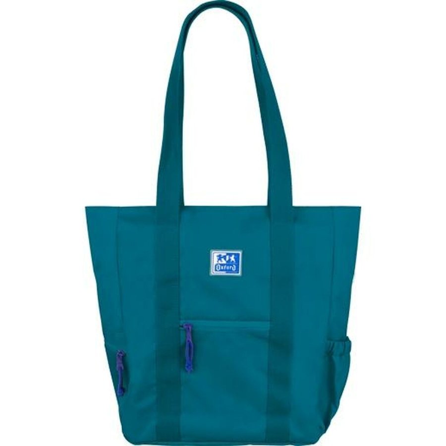 Hndtasker Oxford B-TRENDY AQUA Bl 34 x 31 x 12 cm (5 enheder) #2