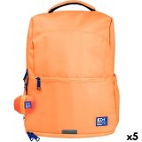 Skoletaske Oxford YOUNG PROOF B-OUT Fersken 30 x 42 x 15 cm (5 enheder) #1