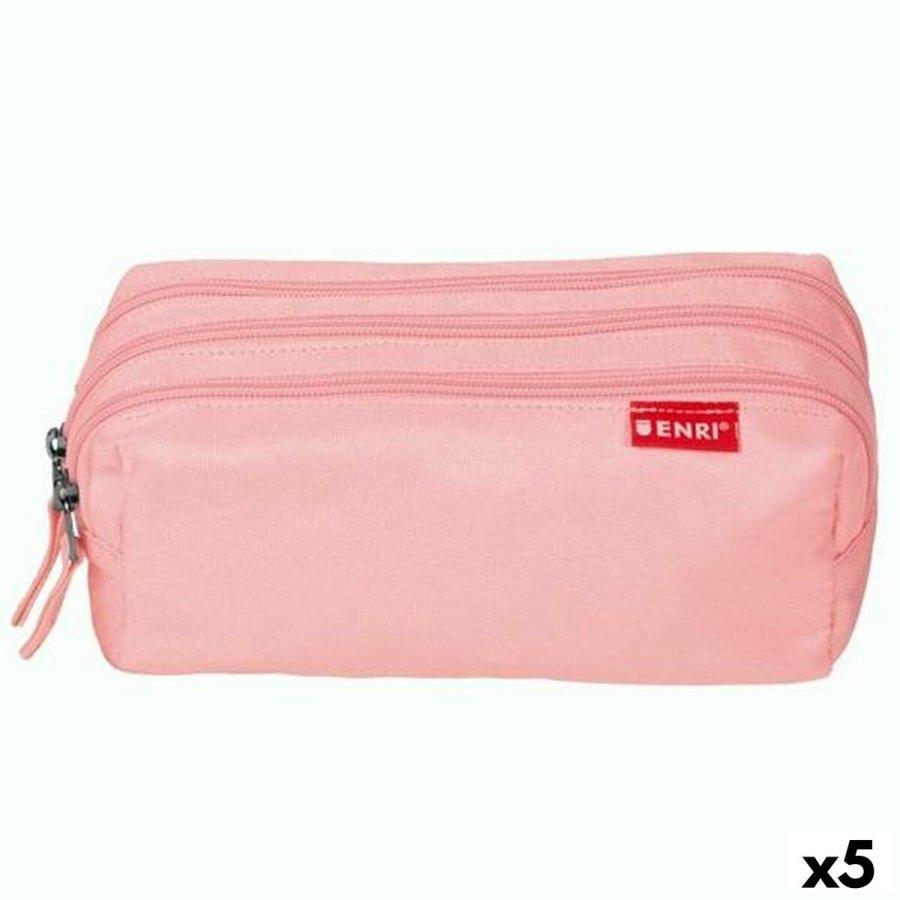 Penalhus ENRI Pink 21 x 7 x 11 cm (5 enheder) #1