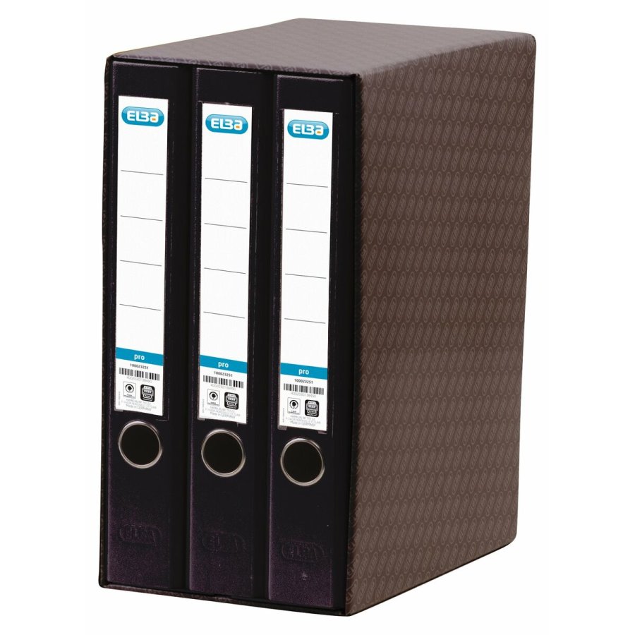 Ringbind Elba 100580060 Sort A4 3 enheder #1