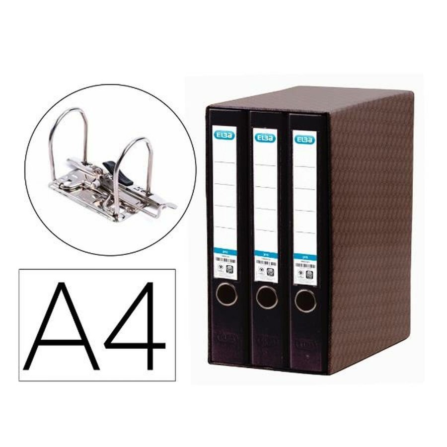 Ringbind Elba 100580060 Sort A4 3 enheder #2