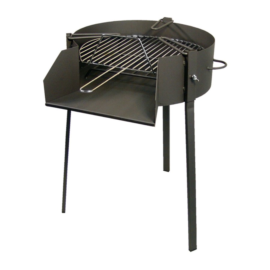 Kulgrill med Ben Imex el Zorro Grill Cirkulr Sort ( 60 x 75 cm) #1
