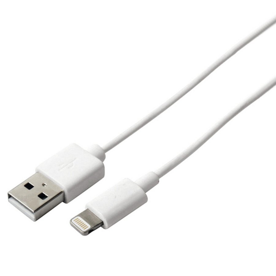 USB til Lightning-kabel KSIX Apple-compatible Hvid #1