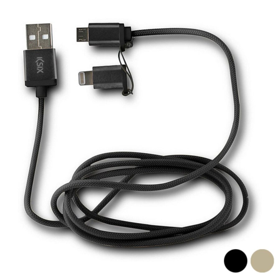 USB-kabel til Micro USB og lys KSIX #1