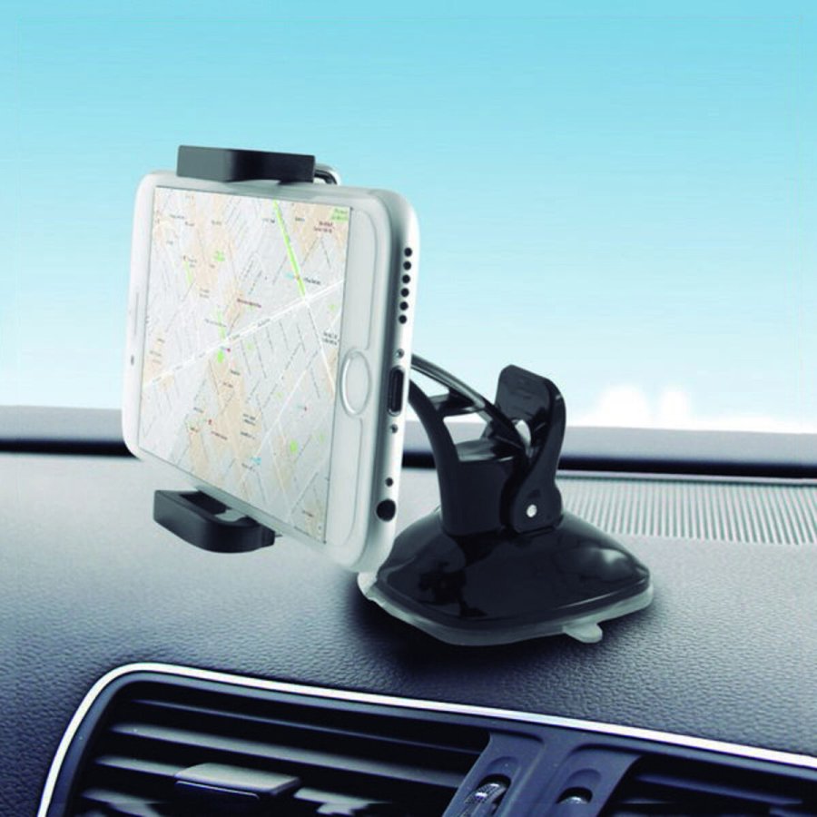 Mobilholder til bil med sugekop KSIX 360 Sort #2