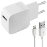 Vgoplader + MFI-certificeret lyskabel KSIX Apple-compatible 2.4A USB iPhone #1