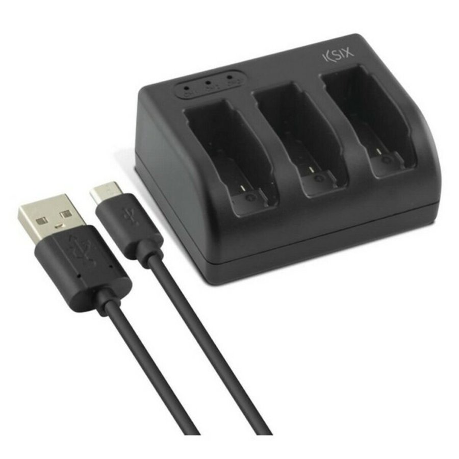 GoPro batterioplader KSIX Hero 5 USB-C Sort #1
