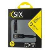USB-C-kabel til USB KSIX 3 m Sort #2