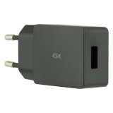Vgoplader + USB A til USB C-kabel KSIX USB Sort #3
