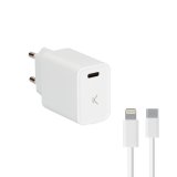 USB Oplader Iphone KSIX Apple-compatible Hvid #7