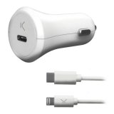 USB biloplader KSIX Apple-compatible 18W #1