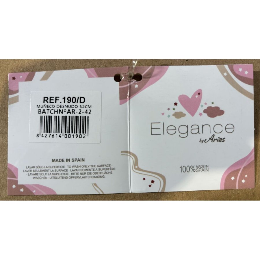 Baby Dukke Eddie Arias (52 cm) Pige #2