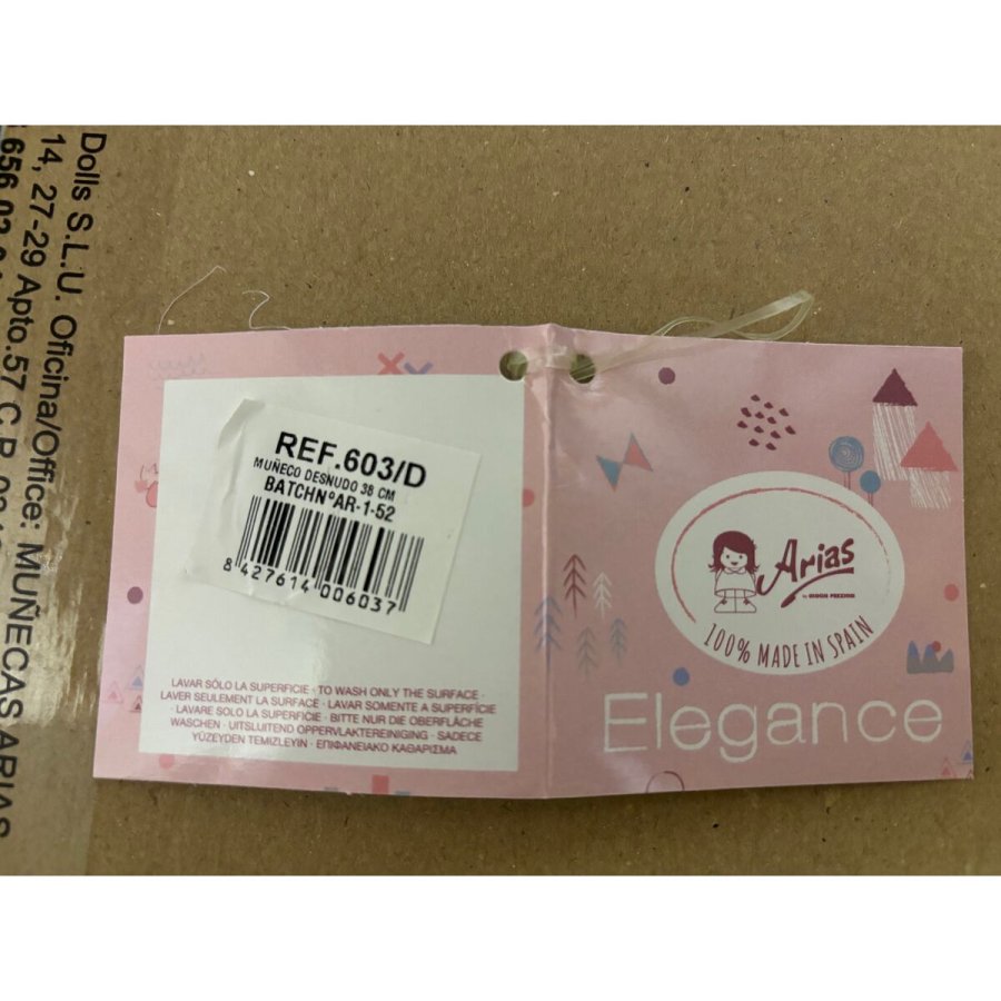 Baby Dukke Arias Andie 38 cm #3