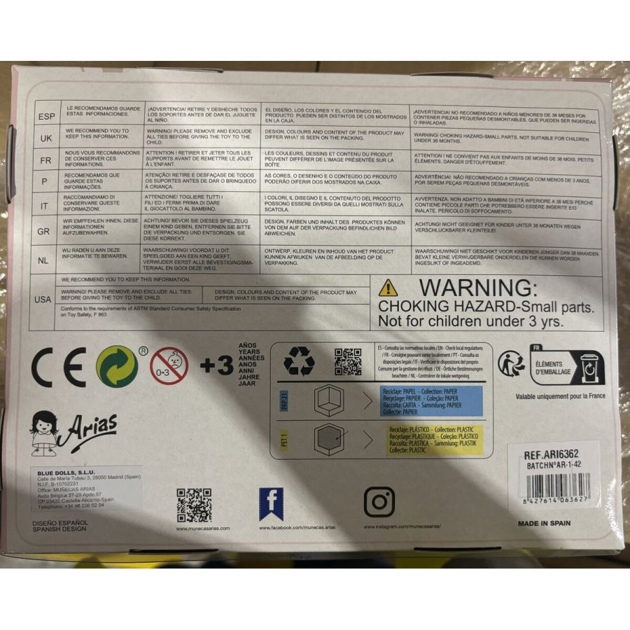 Dukke Tilbeh�r Arias Elegance Pink #2