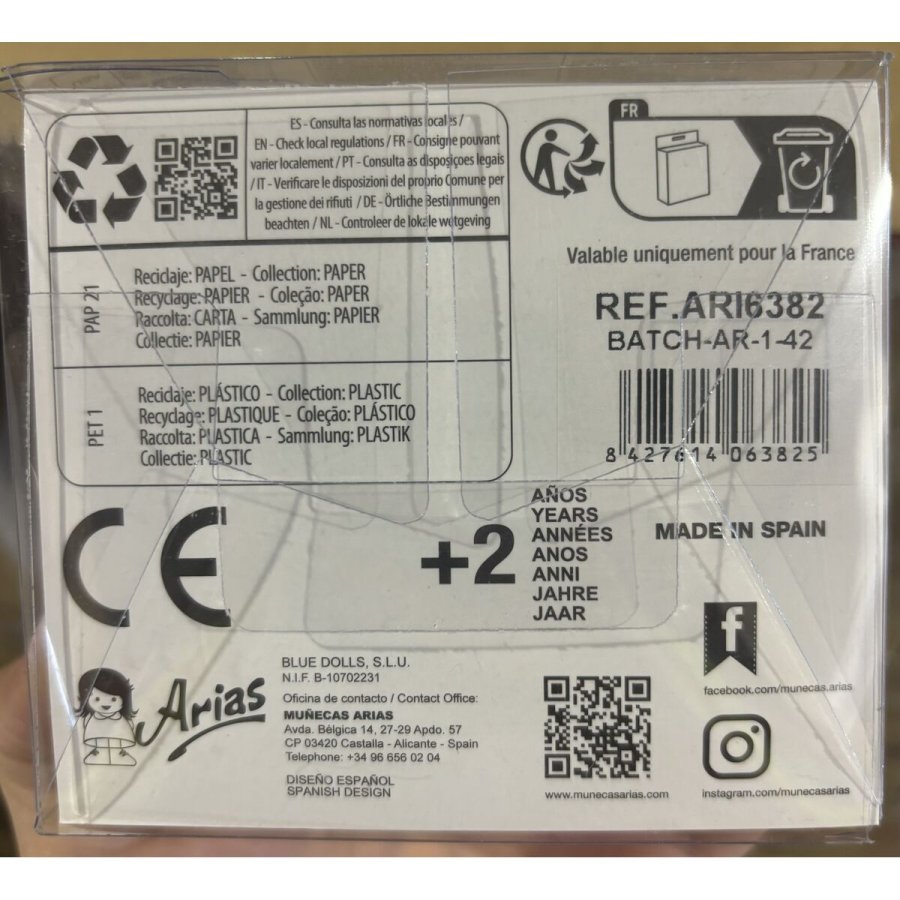 Dukkesko Arias Pink 40 cm #3