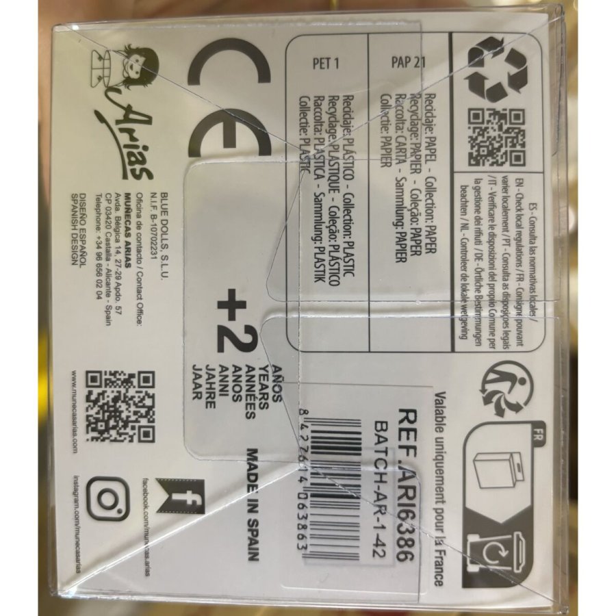 Dukkesko Arias Pink 40 cm #2