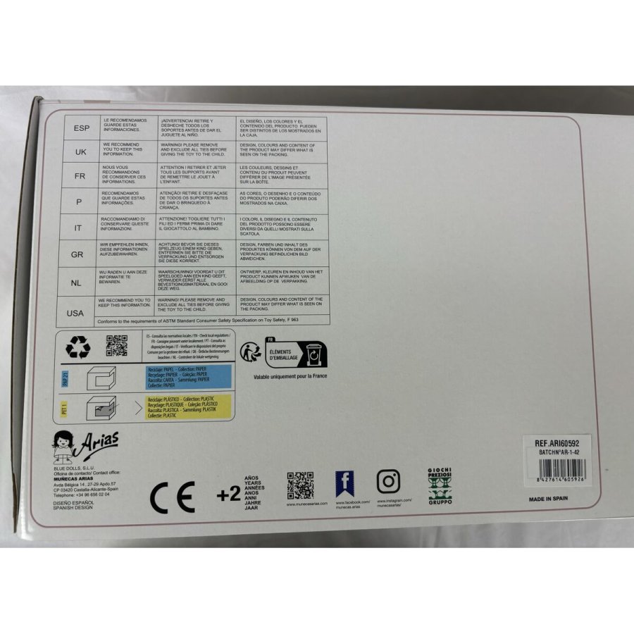 Baby dukke Arias Elegance Dafne 40 cm #2