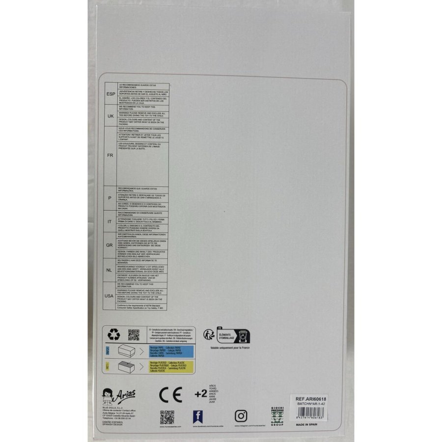 Baby dukke Arias Elegance 26 cm #2