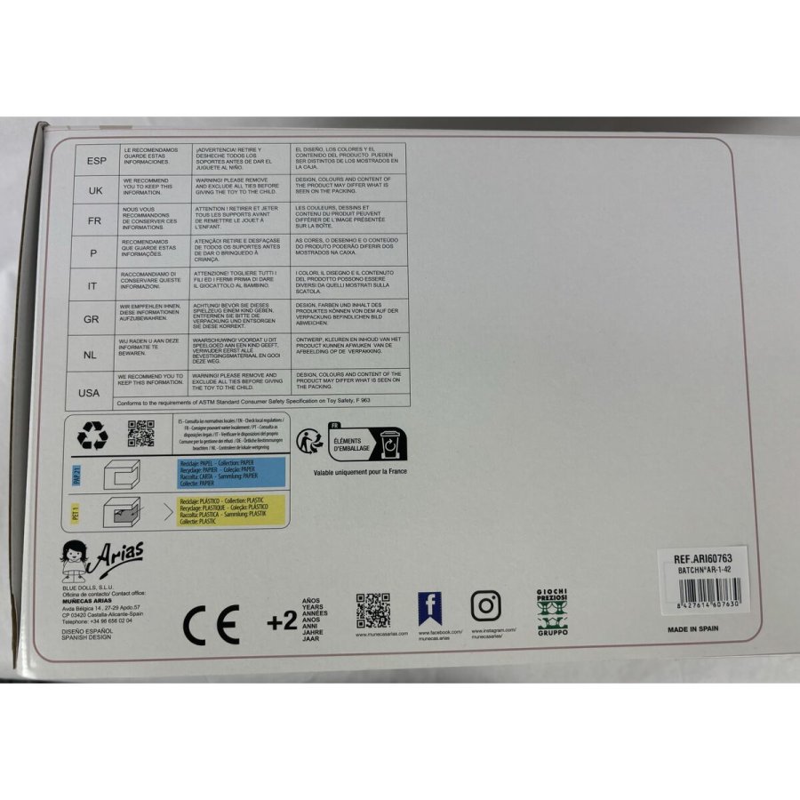 Baby dukke Arias Elegance Andie 40 cm #3