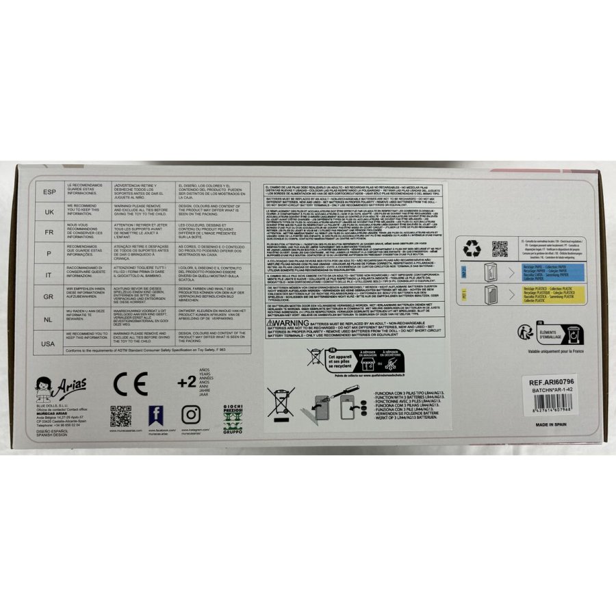 Baby dukke Arias Elgance 35 cm #4