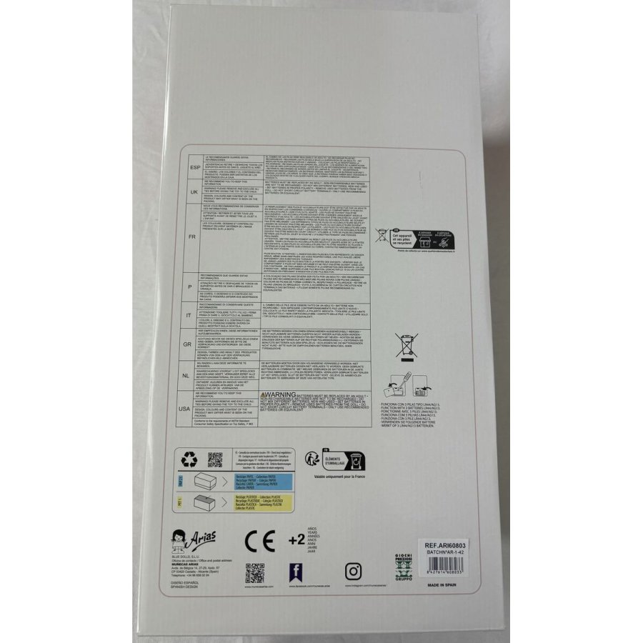 Baby dukke Arias Elegance Andie 40 cm #6