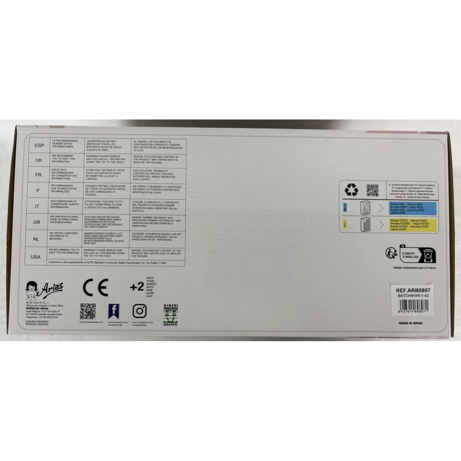 Baby dukke Arias Elegance 30 cm #4