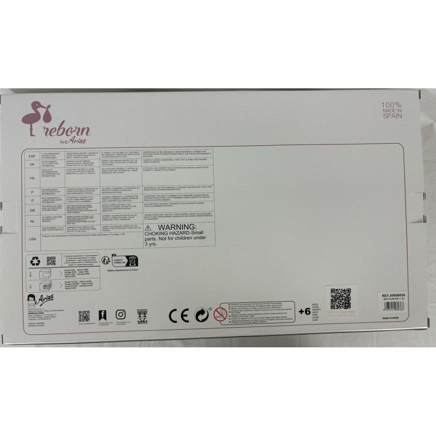 Genf�dte dukker Arias Carlos 40 cm #3