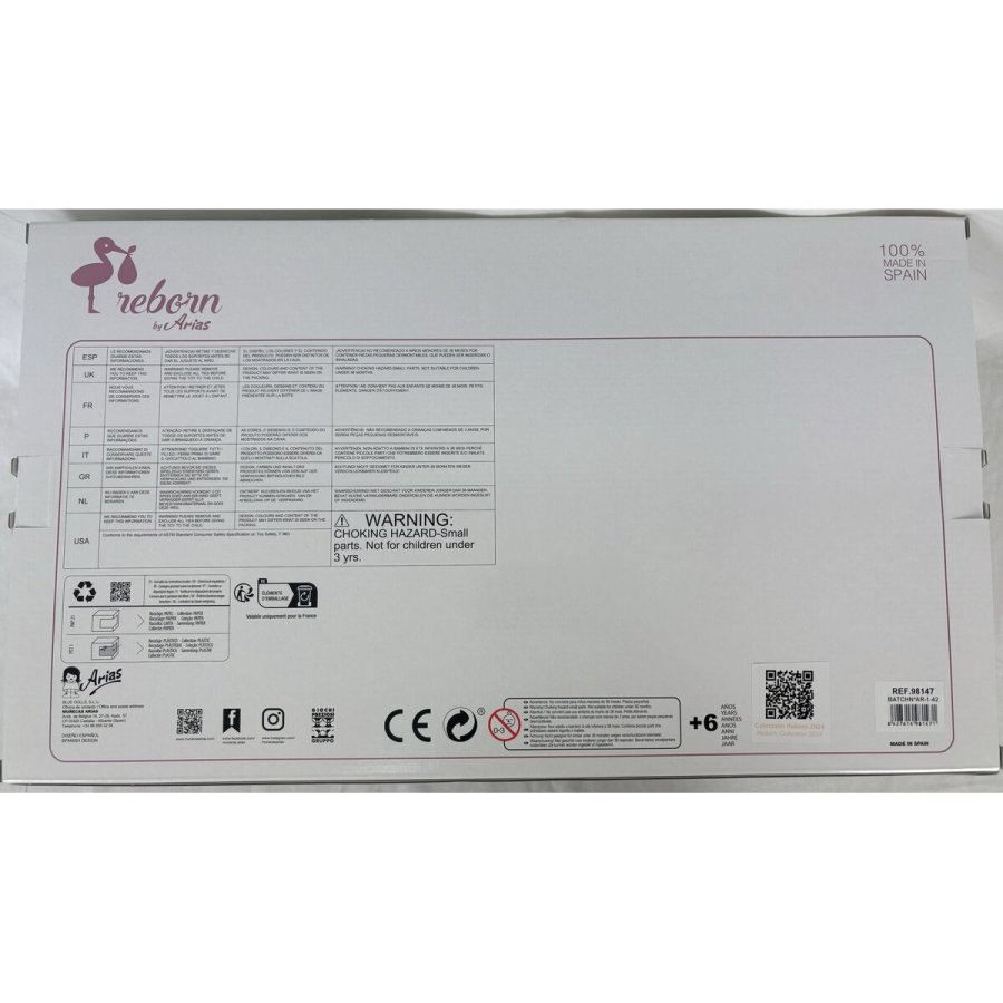 Genf�dte dukker Arias Viviane 45 cm #5