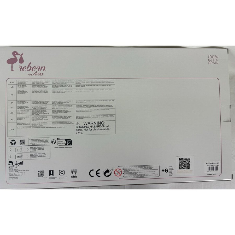 Genf�dte dukker Arias Anais 45 cm #4