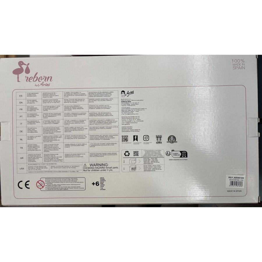 Genfdte dukker Arias Henar 45 cm #4