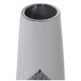 Vase Alexandra House Living Hvid Slvfarvet Keramik Skinnende 13 x 13 x 45 cm #2