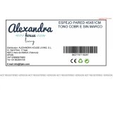 Vgspejl Alexandra House Living Metal Abstrakt 2 x 55 x 41 cm #6