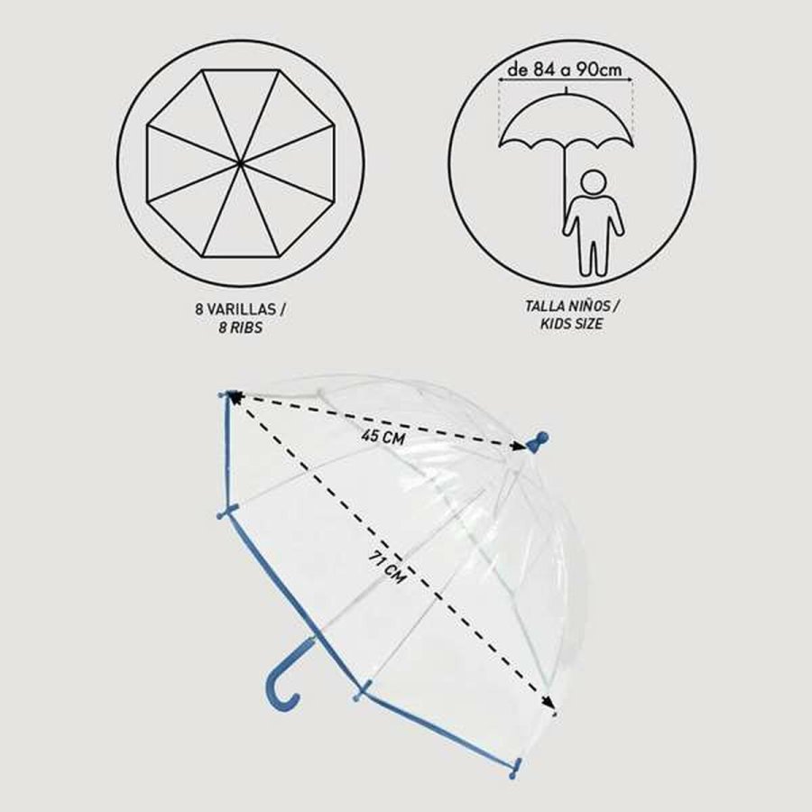 Paraply Frozen Syren 100 % POE #5