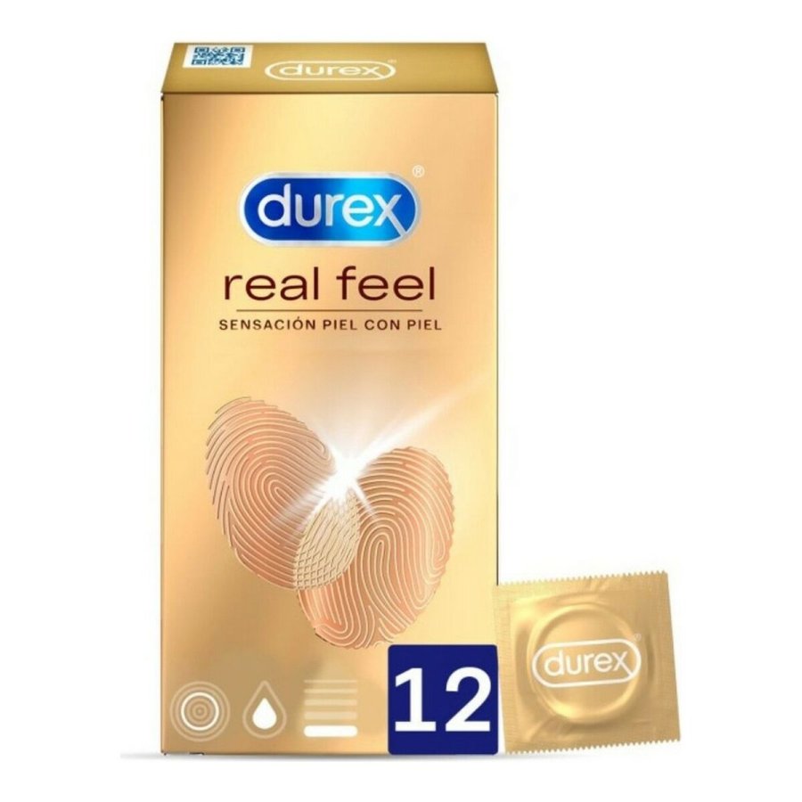 Kondomer Durex Real Feel Latex-fri (12 uds) #1