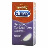 Kondomer Durex Sensitivo Contacto Total 12 enheder #1