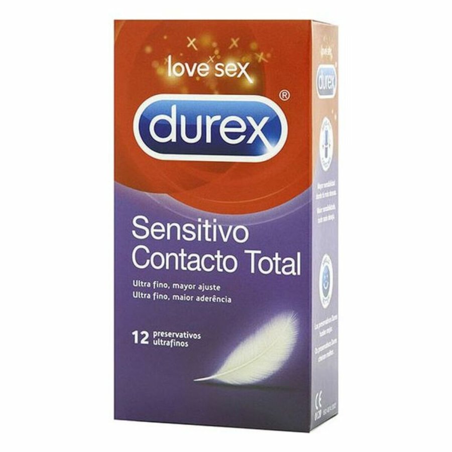 Kondomer Durex Sensitivo Contacto Total 12 enheder #1