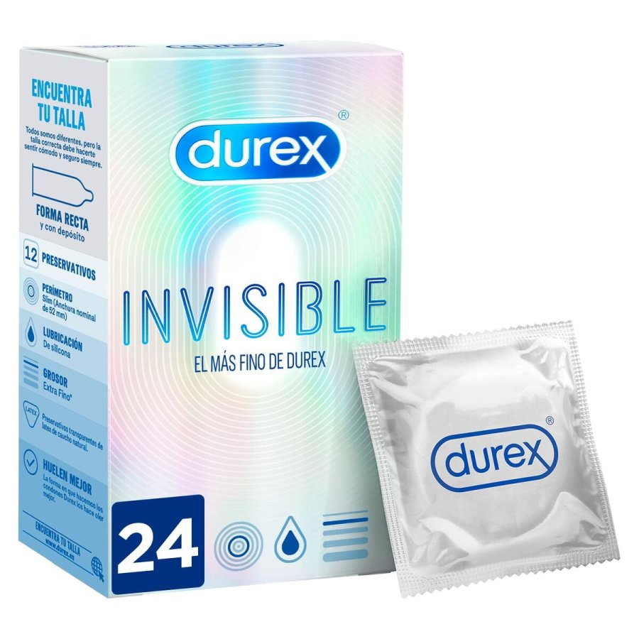 Usynlige, ekstra Sensitivo Kondomer Durex 24 enheder #3