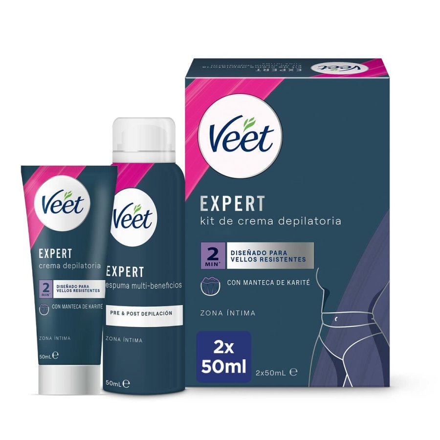 St til barbering Veet Expert Hrfjerning Bikinilinie/intime omrder 2 Dele #1