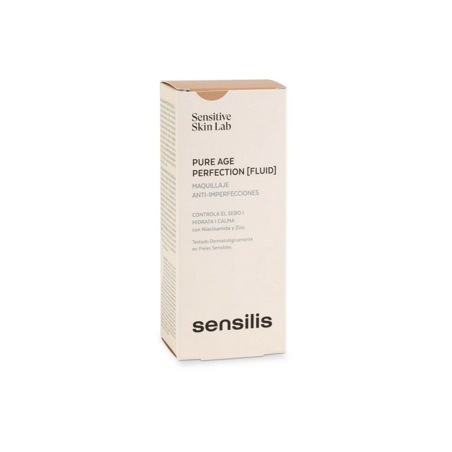 Cremet Make Up Foundation Sensilis Pure Age Perfection 04-pche Behandling mod ufuldkommenheder (30 ml) #3
