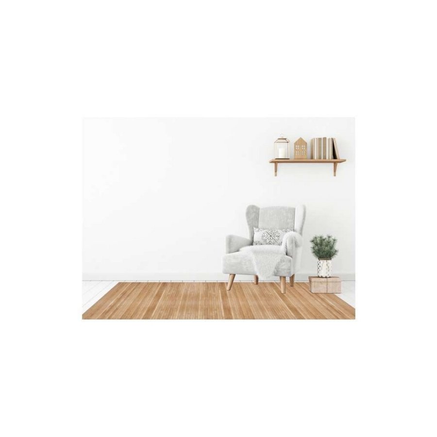 Tppe Stor Planet Rektangulr Natur Bambus (60 x 90 cm) #5