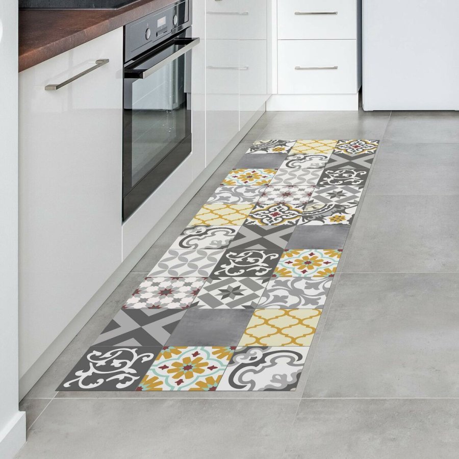 Vinyltppe Stor Planet CROMA PATCH Gr 100 % PVC (60 x 200 cm) #9