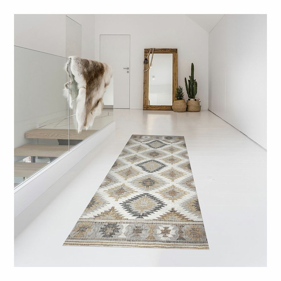 Vinyltppe Stor Planet kilim Lim Skum Trykt 60 x 200 cm #5