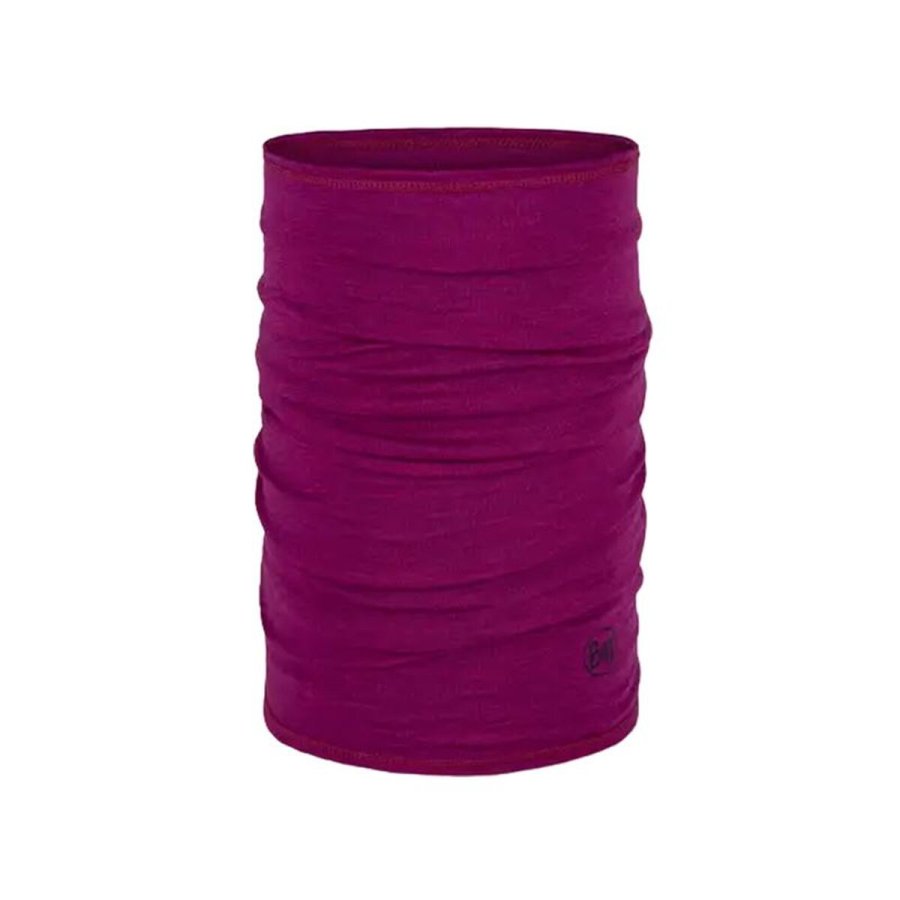Nakkevarmer Buff Merino Lightweight Solid Magenta Brun #1