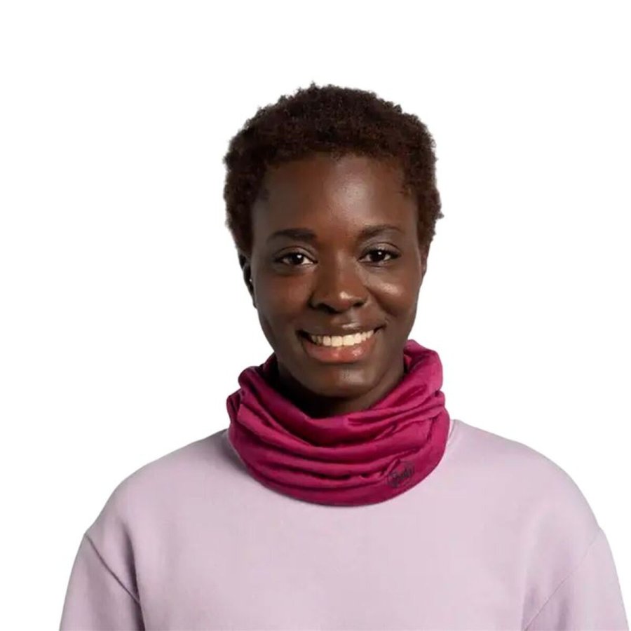 Nakkevarmer Buff Merino Lightweight Solid Magenta Brun #2