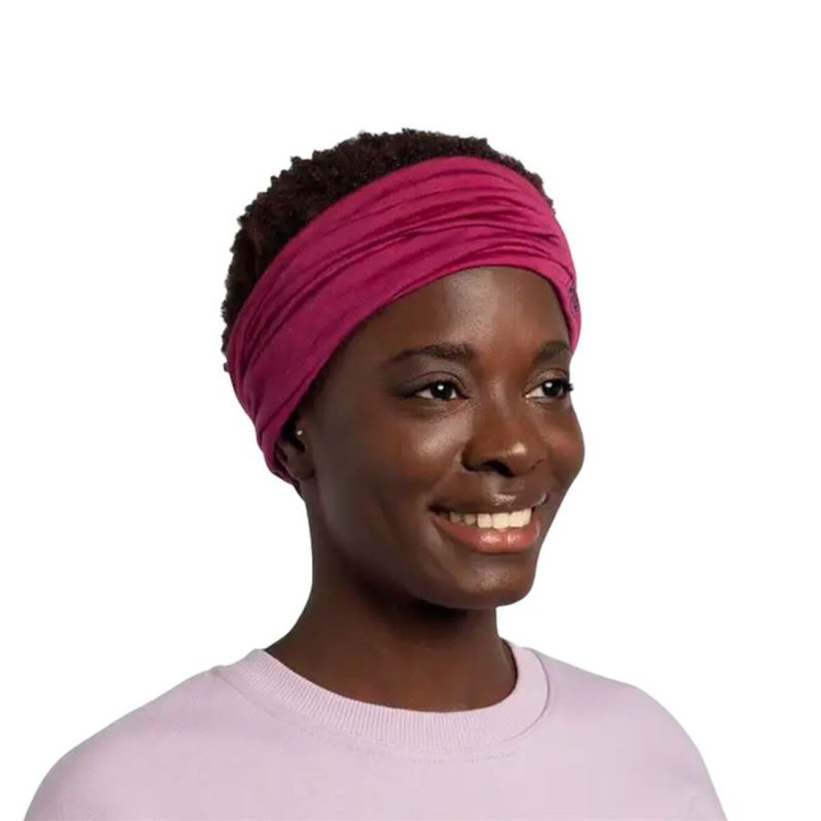 Nakkevarmer Buff Merino Lightweight Solid Magenta Brun #3